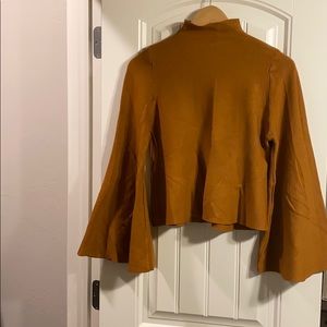 Bell sleeve sweater